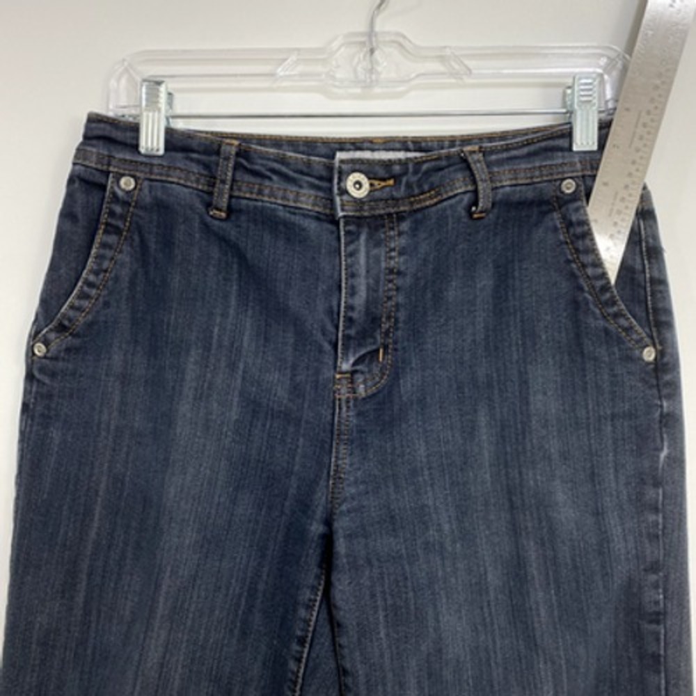 Chico's Women's Platinum Capri Jeans Size Small 4 Blue Denim Back Pockets - Picture 15 of 16